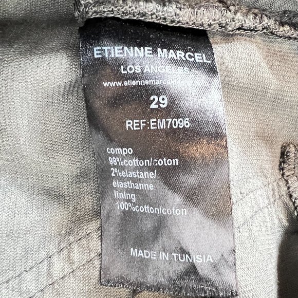 Etienne Marcel 29 Womens Ankle Zip Soft Corduroy Pants - Picture 9 of 14